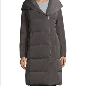 Cole Haan Gray Down Coat for Ultimate Warmth